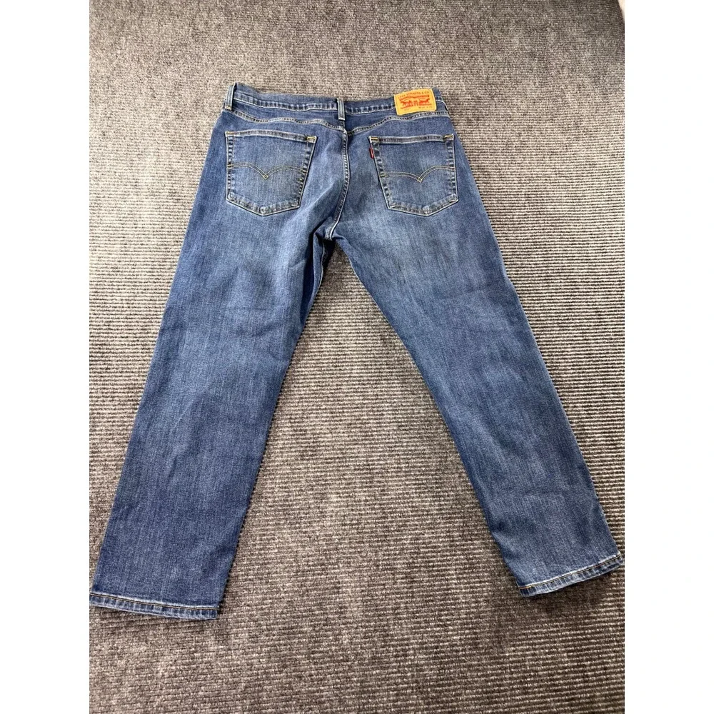Levis 502 Regular Taper Jeans Mens 36x29 Blue Medium Wash Denim Pants